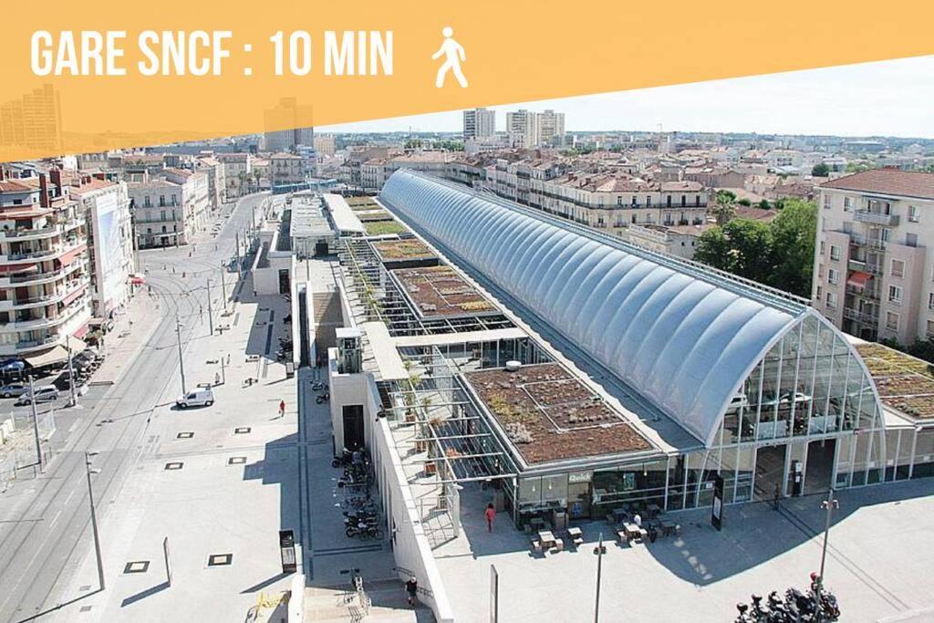 L'Ecucentre Avec Parking Inclu - 600M De La Place De La Comedie - Climatisation Montpellier Extérieur photo